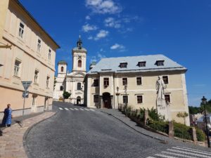 Inside the town of Banská Štiavnica