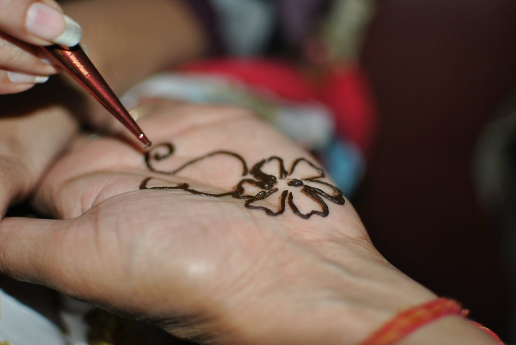 Henna art is very common in a Medina.