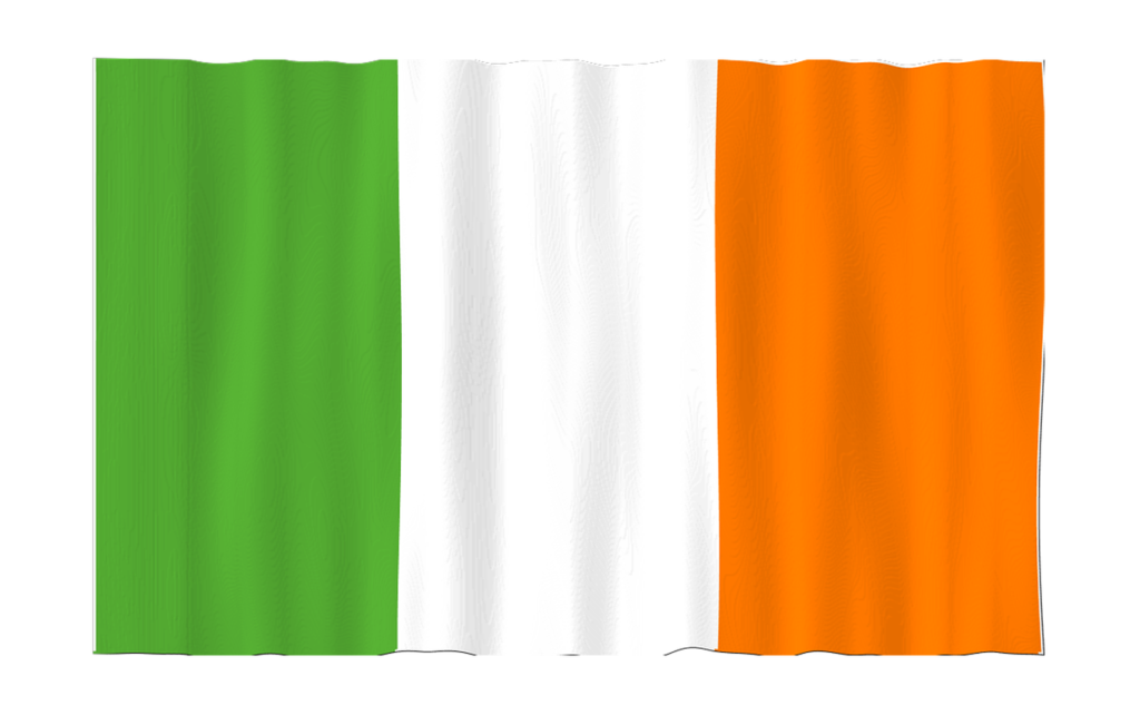 Irish flag of Ireland