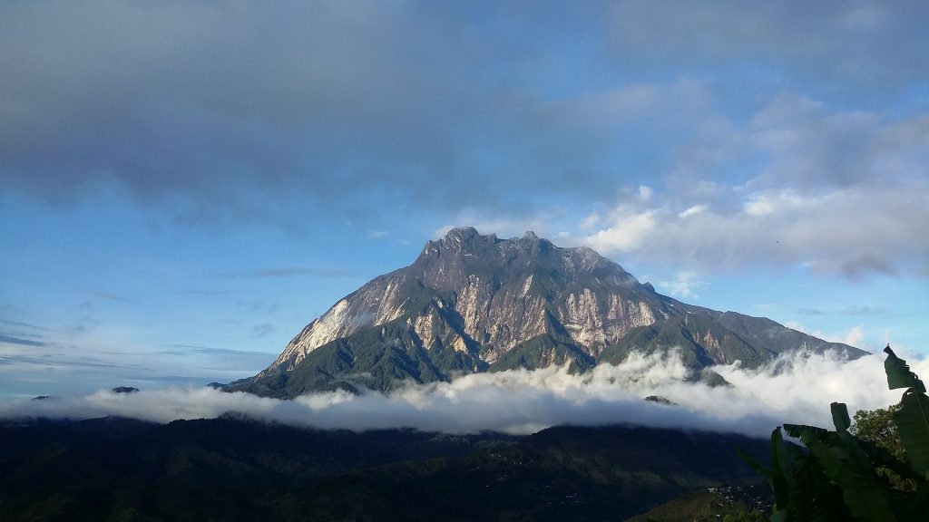 A view of Mount Kinabalu.