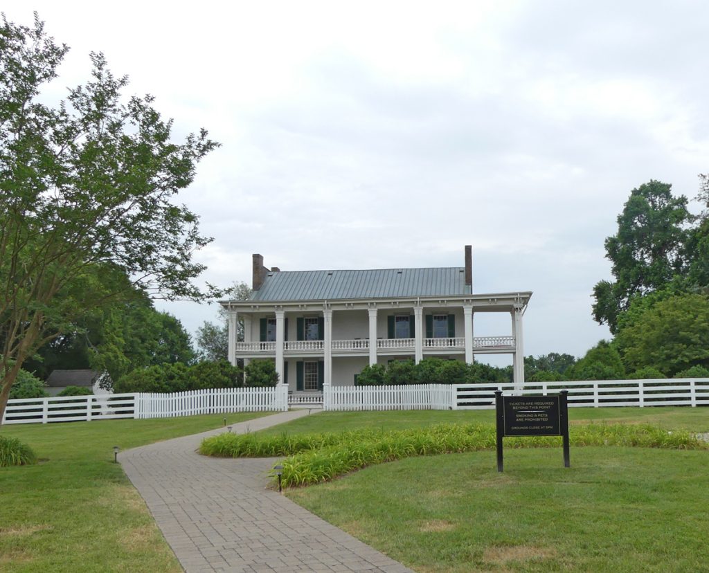 The Carnton House where Confederate soldiers were treated during the Franklin battle. Photo: Kathleen Walls