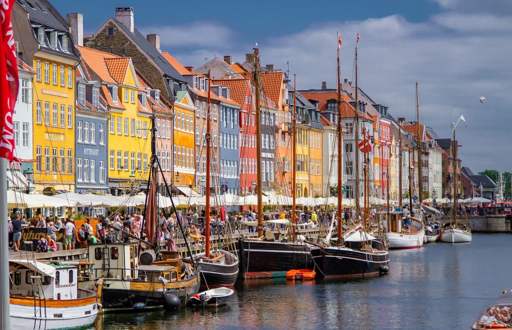 Nyhavn is a district in Copenhagen.
