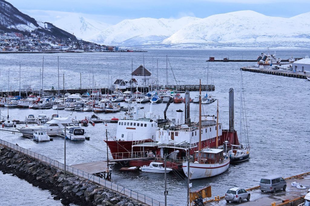 marina in the Arctic Circle