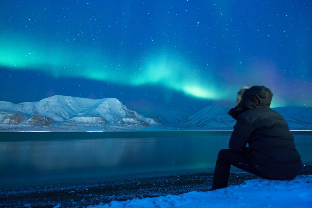 aurora in Svalbard