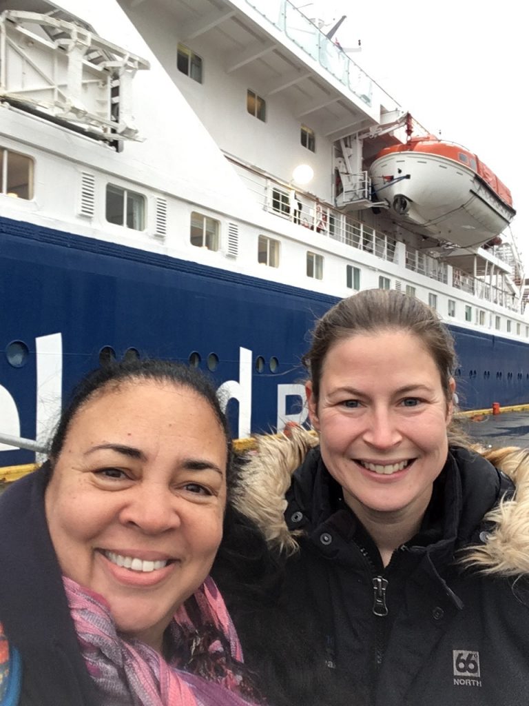 Dorothee Hippel and Tonya in Iceland