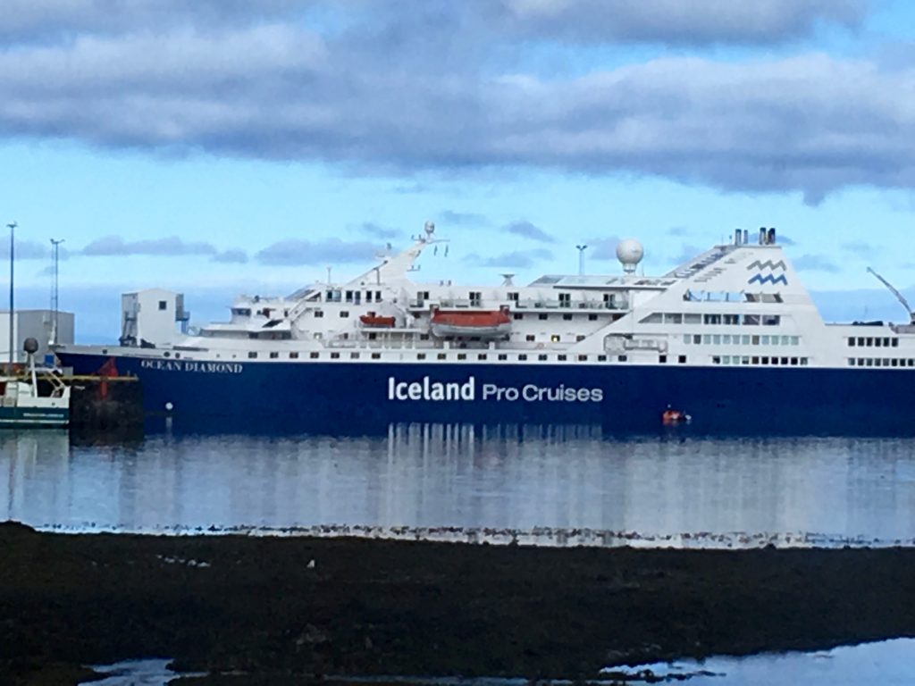Our ProCruises Ocean Diamond ship. - Iceland Photo: Tonya Fitzpatrick
