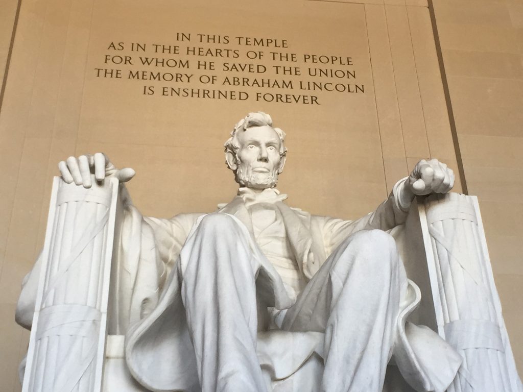 Lincoln Memorial in Washington, DC. US History