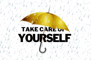 Mental Health - Self Care umbrella