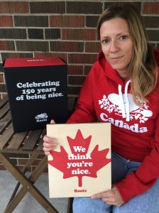 Helen Hatzis - Roots Canada 150 Nice Award