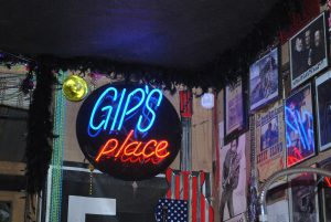 Just inside the entrance to Gip's Place. Photo: Tonya Fitzpatrick