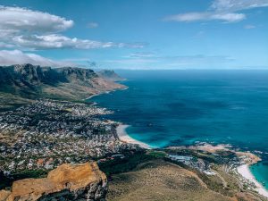View of Camps Bay from Lion's Head. Photo: Kellie Paxian