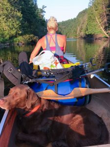 Nikki Gillingham canoe camping