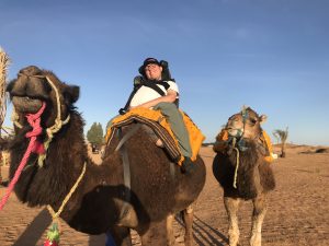 Cory Lee on camel