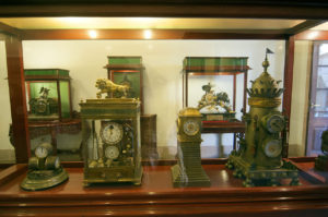 A collection of royal clocks in the museum. Photo: Sugato Mukherjee