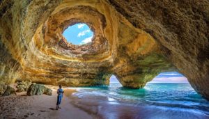 portugal-beach cave