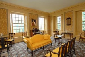 Yellow Parlor. Photo courtesy of Schuyler Mansion State Historical Site.