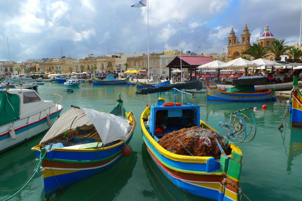 Malta fishing port