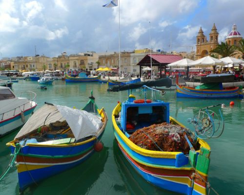 Malta fishing port
