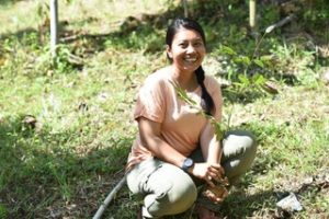Photo of Indigenous Batak storyteller Nayla Azmi