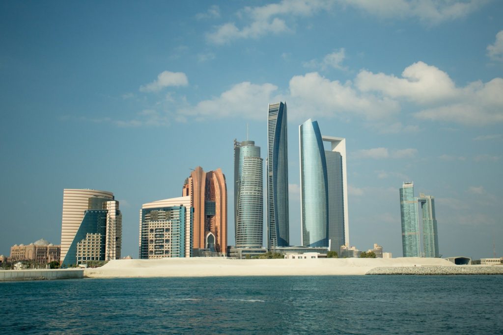 International Visitors - Abu Dhabi skyline