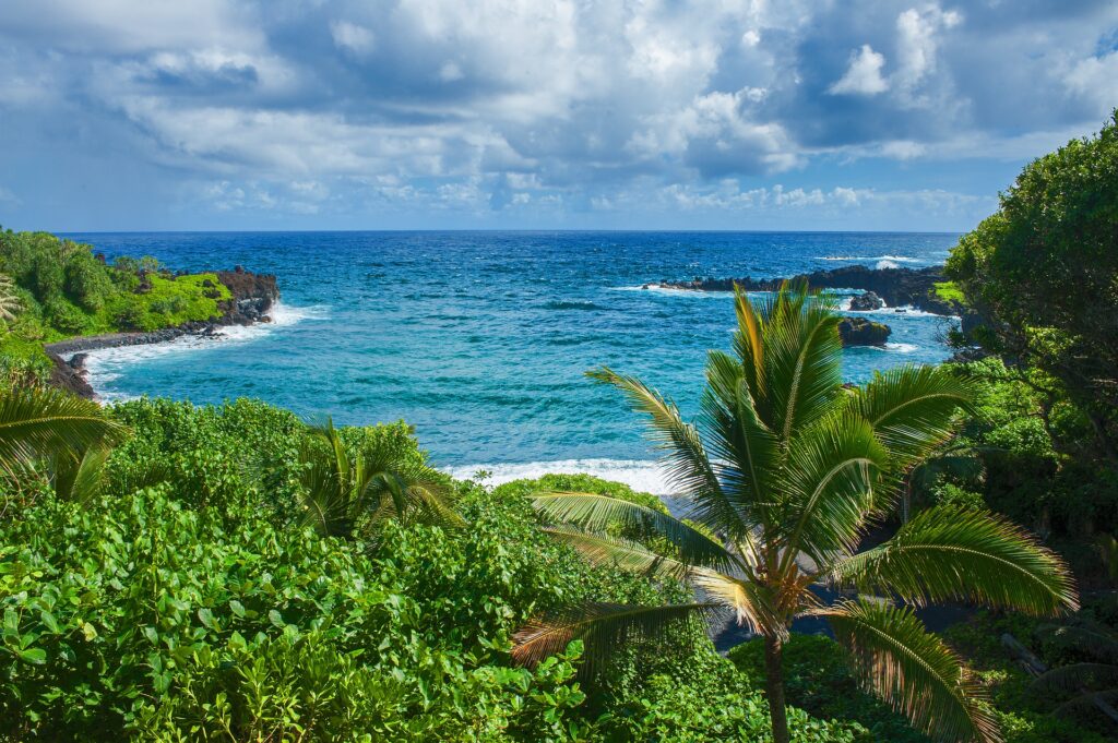 Coastline on Maui Hawaii