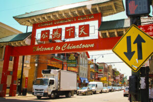 "Welcome to Chicago Chinatown" by pulaw is licensed under CC BY 2.0