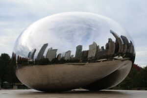 Chicago Bean sculpture