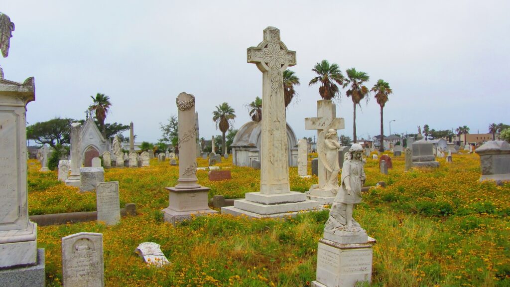 Cemetery in Galveston, Texas