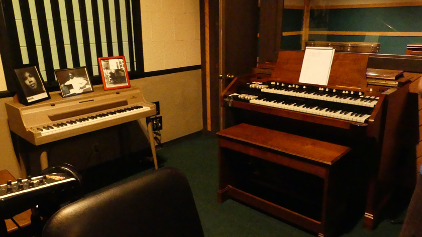 Studio B in FAME complete with instruments. Photo: Kathleen Walls