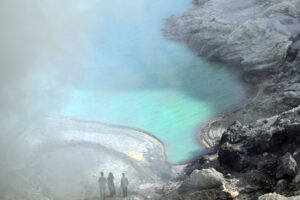 The volcanic crater of Kawah Ijen. Photo: Bandita Mukherjee