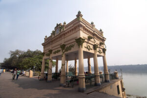 Durgachourone-Roquitte-pavilion-the-iconic-landmark-of-Chandannagar-Strand