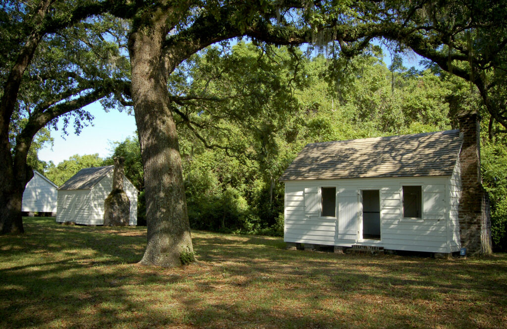 "Transition Row" on the McLeod Plantation is comprised of several homes and places of worship for the formerly enslaved people. Photo courtesy of McLeod Plantation Historical Site