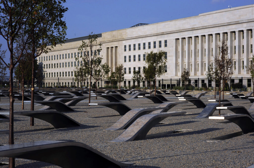 9/11 Pentagon Memorial. Photo credit: US Navy Mass Communication Specialst