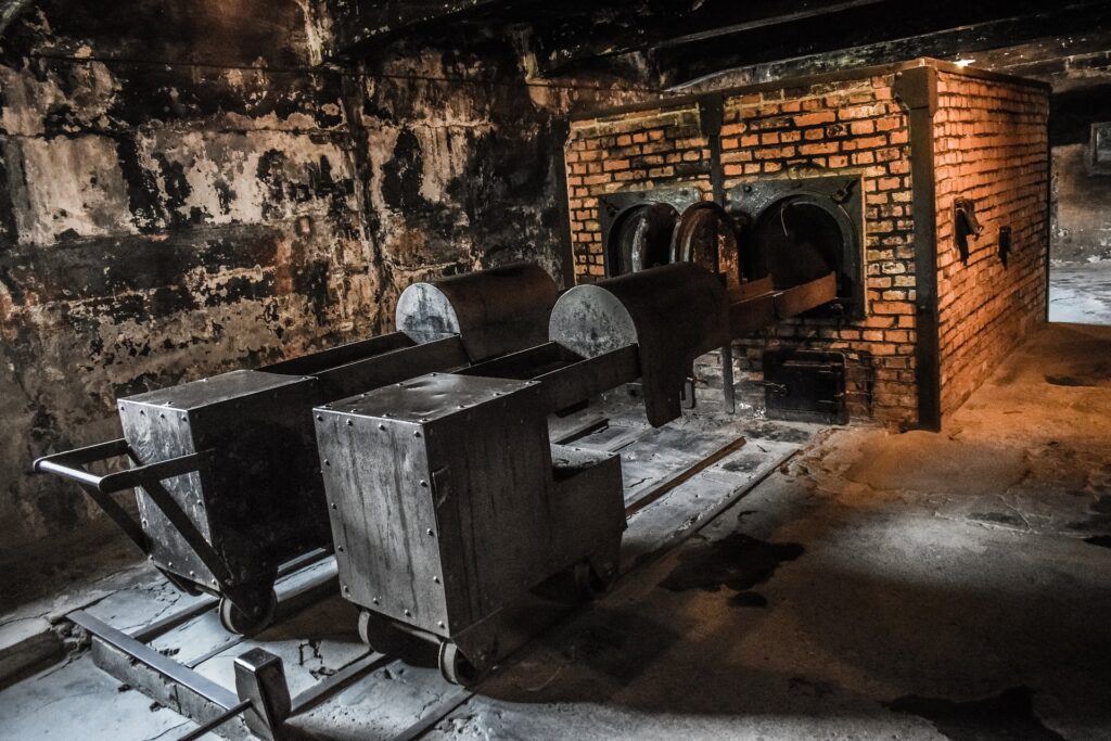 Auschwitz crematorium