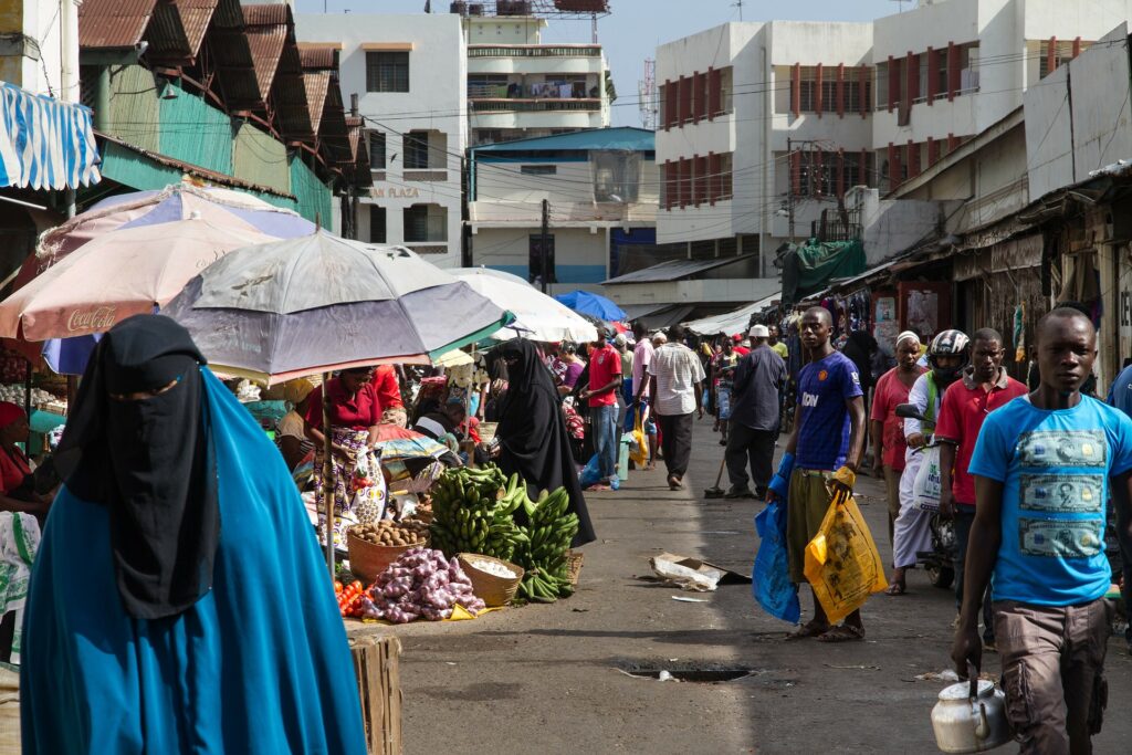 Market in Mombasa Kenya