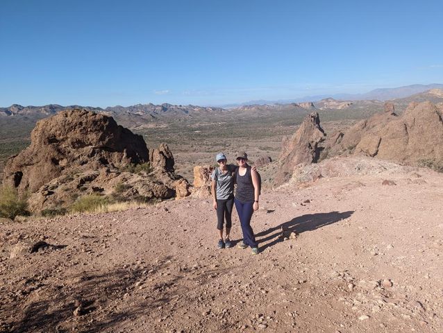 Hiking the Superstitions. Photo Jenny Sandiford