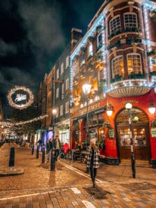 London pub at Christmas. Photo: Kellie Paxian