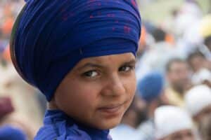 Sikh little boy
