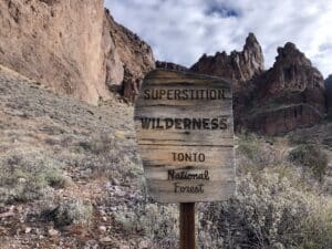 Superstition Wilderness photo by Breana Johnson