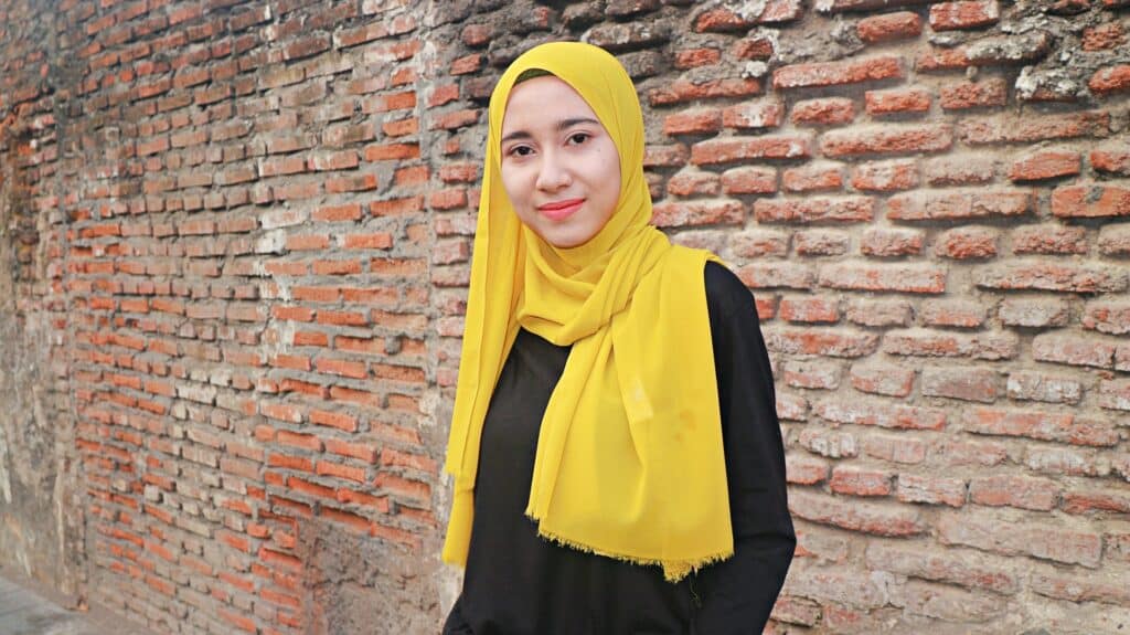 Indonesian girl in a hijab