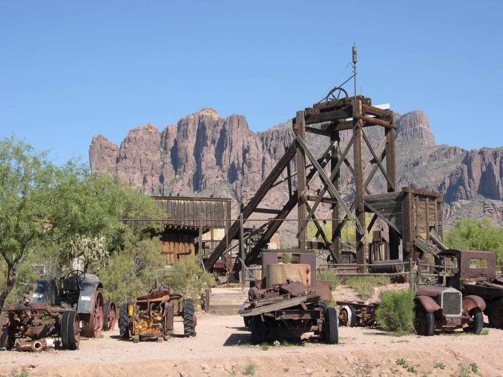 A gold mine on Superstition Mountain