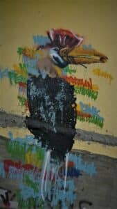Hornbill mural photo by Nayla Azmi