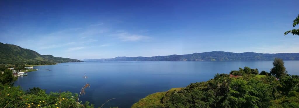 Lake Toba in Sumantra