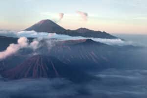 02. Sunrise over the volcano complex of the Tengger caldera. scaled
