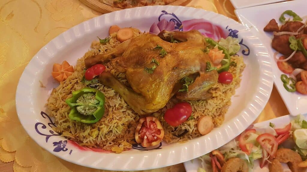 Rice and well cooked chicken is a Somali favourite meal. Photo: Wikimedia Commons