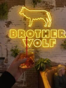 Brother Wolf sign. Photo: Melissa Corbin