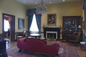 The parlor at Weeden House. Photo: Kathleen Walls