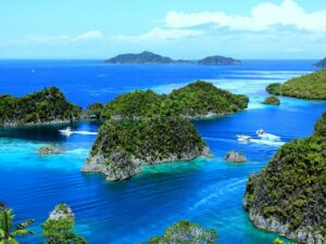 Playnemo Raja Ampat Islands. Raja Ampat Islands are an Indonesian archipelago off the northwest tip of Bird’s Head Peninsula in West Papua.