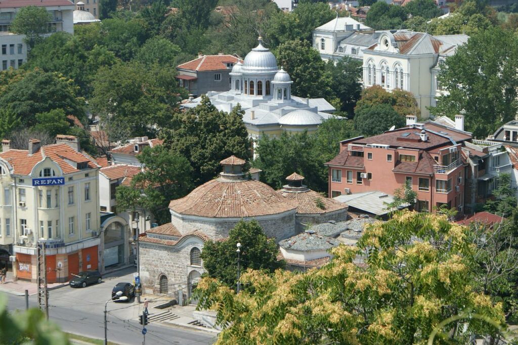 the-old-town-of-Plovdiv-from-above