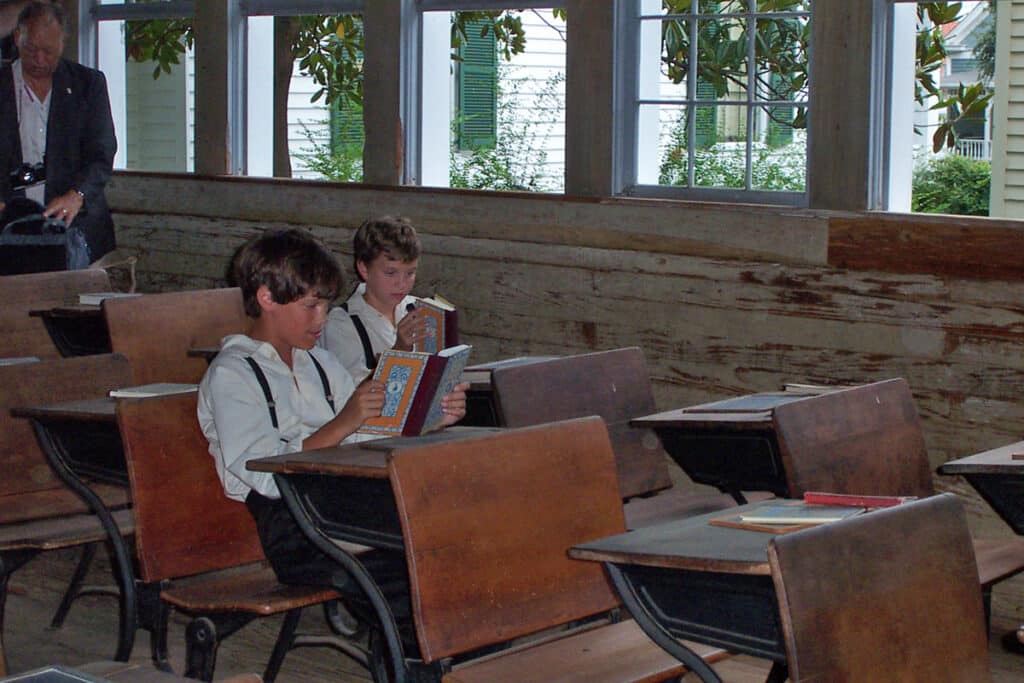 Students in classroom. Old Alabama Town Photo: Kathleen Walls